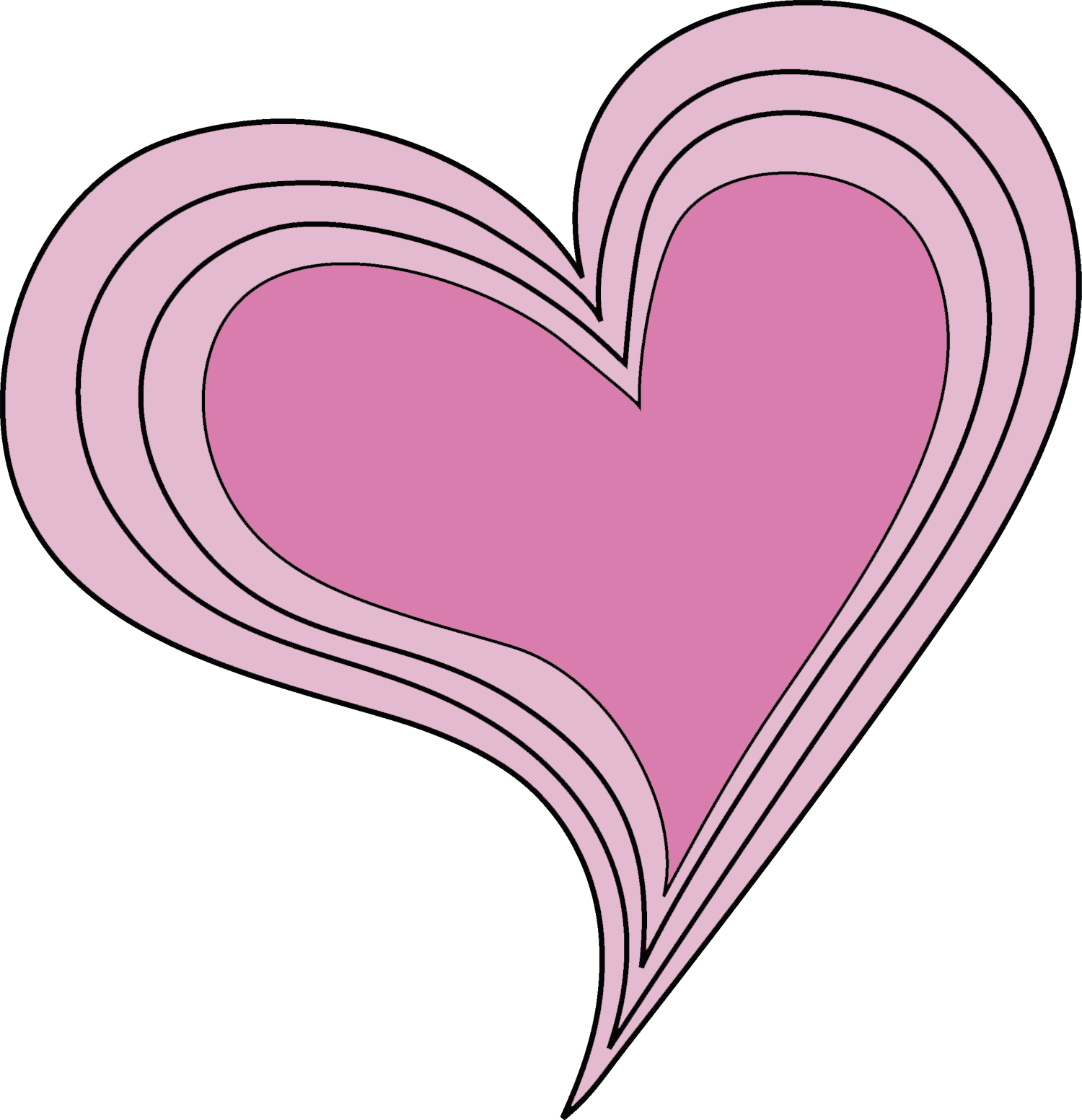 Cards With A Heart Clipart (1500x1552), Png Download