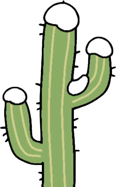 Tumblr Png Cactus Clipart (439x750), Png Download