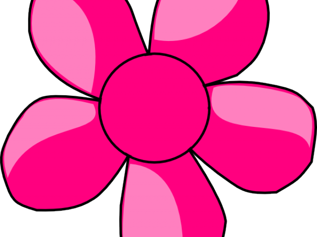 Pink Flower Clipart Pink Object - Png Download (640x480), Png Download