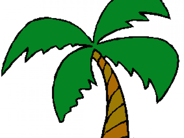 Palm Tree Clipart Easy - Png Download (640x480), Png Download