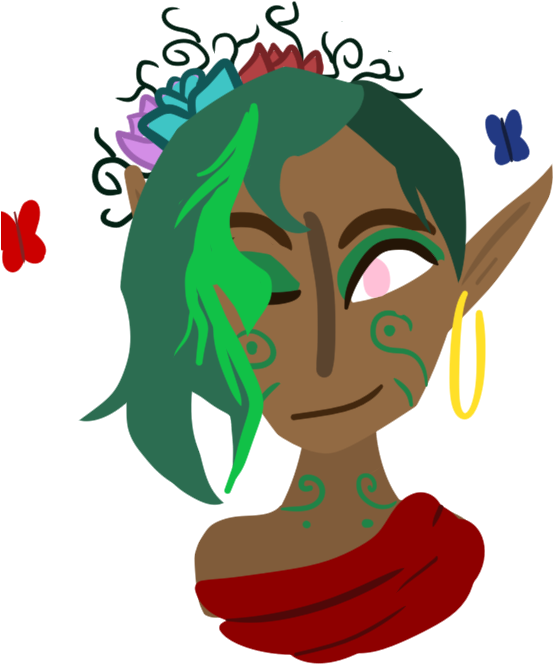 Casimir In Spring Form, Being An Eladrin And All Clipart (638x668), Png Download