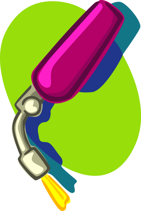 Vector Illustration Of Blow Torch Or Blowtorch Fuel Clipart (468x700), Png Download