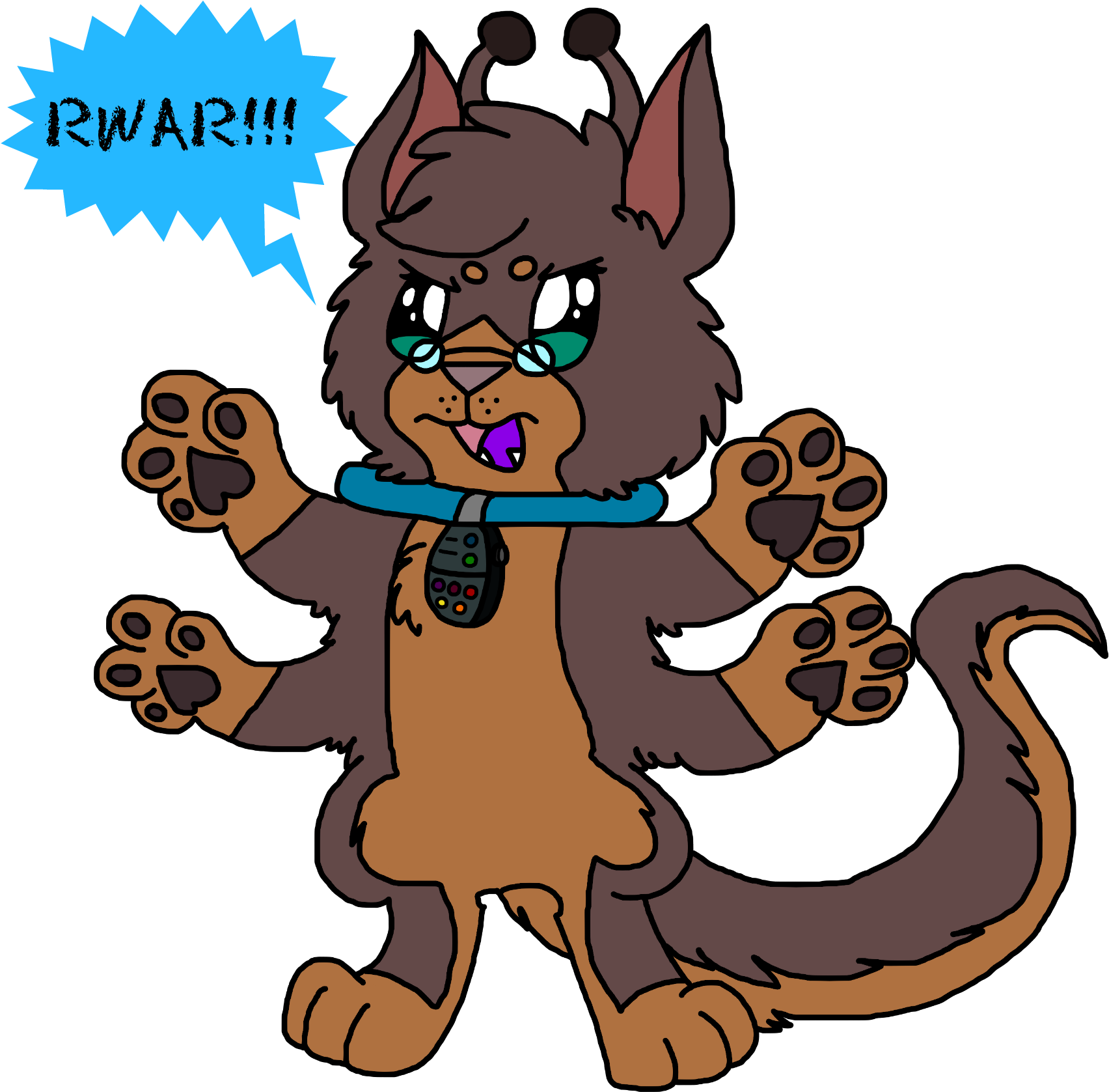 The Big, Scary Alien Clipart (1774x1774), Png Download