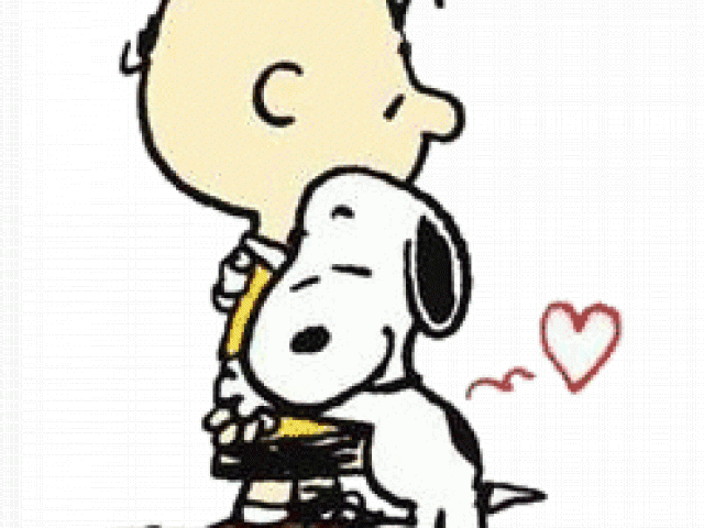 Hug Clipart Snoopy - Png Download (640x480), Png Download