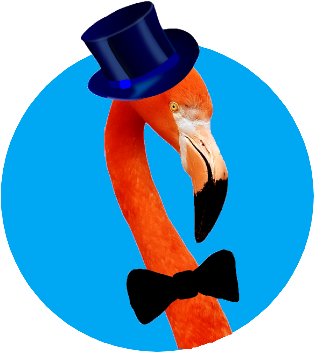 Digital Marketing Flamingo Clipart (693x722), Png Download