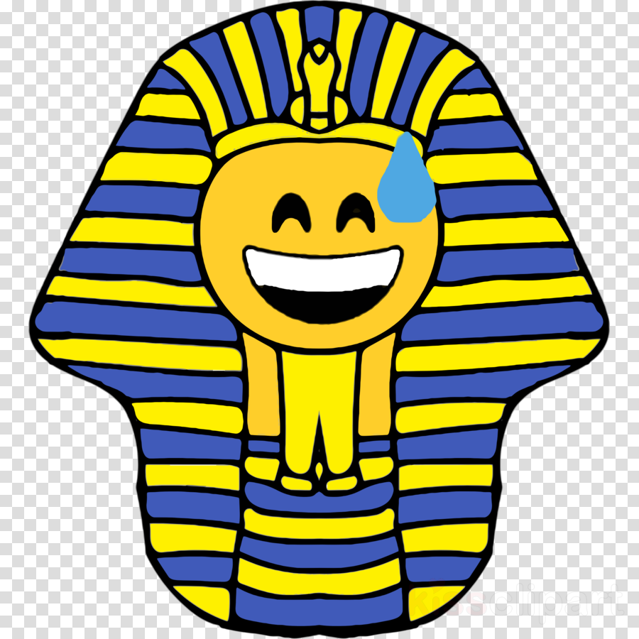 Pharaoh Emoji Clipart Ancient Egypt Pharaoh Clip Art - Png Download (900x900), Png Download