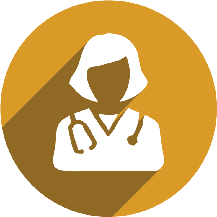 Female Doctor Icon Clipart (1000x888), Png Download