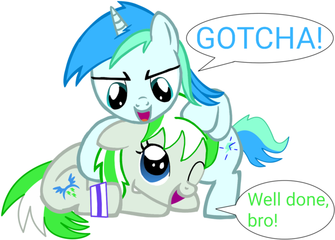 Toyminator900, Brother And Sister, Duo, Female, Leg Clipart (800x504), Png Download