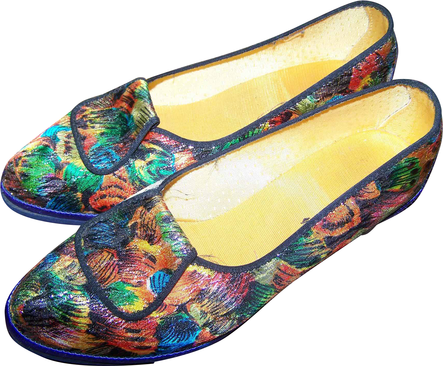 Psychedelic Metallic Shoes Clipart (1717x1717), Png Download