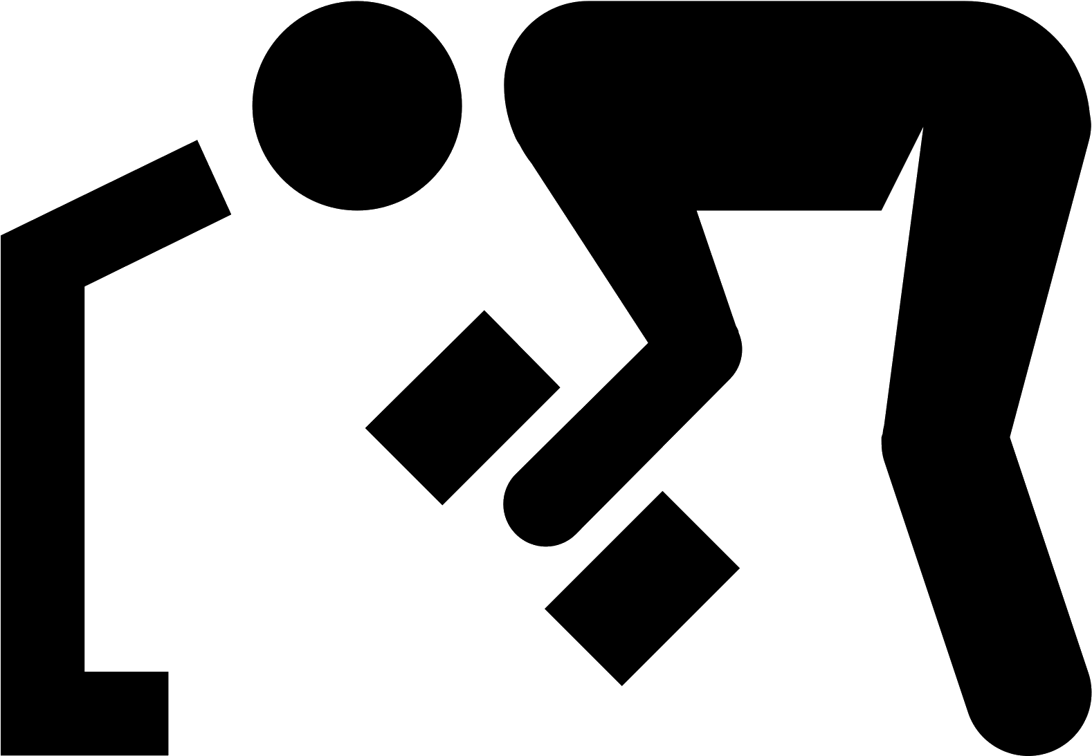 This Is A Picture Of A Man Bending Over With Clipart (1600x1600), Png Download