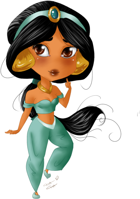 Princess Jasmine Clipart Color - Png Download (843x948), Png Download