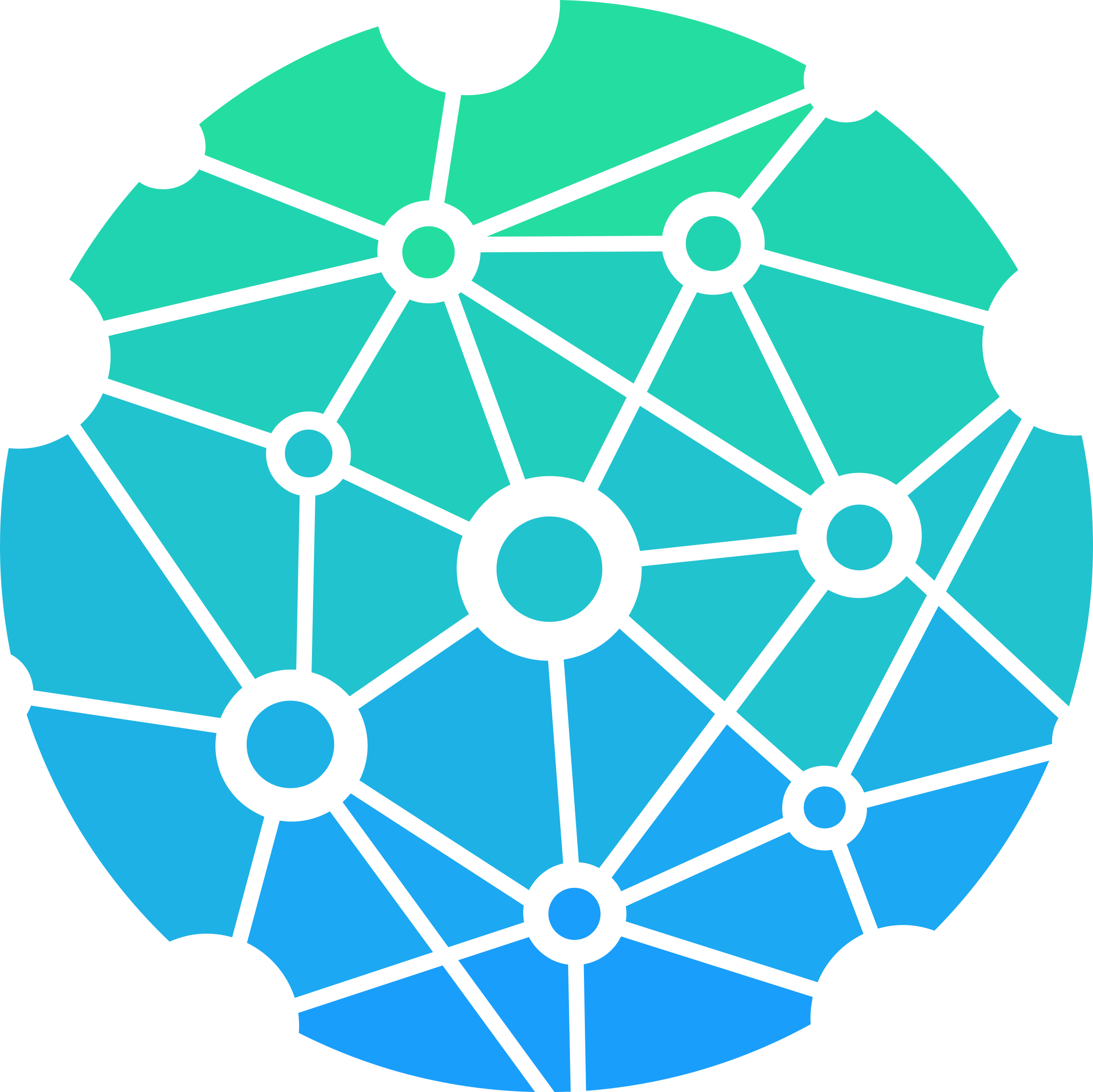 Nodes & Links Clipart (2263x2262), Png Download