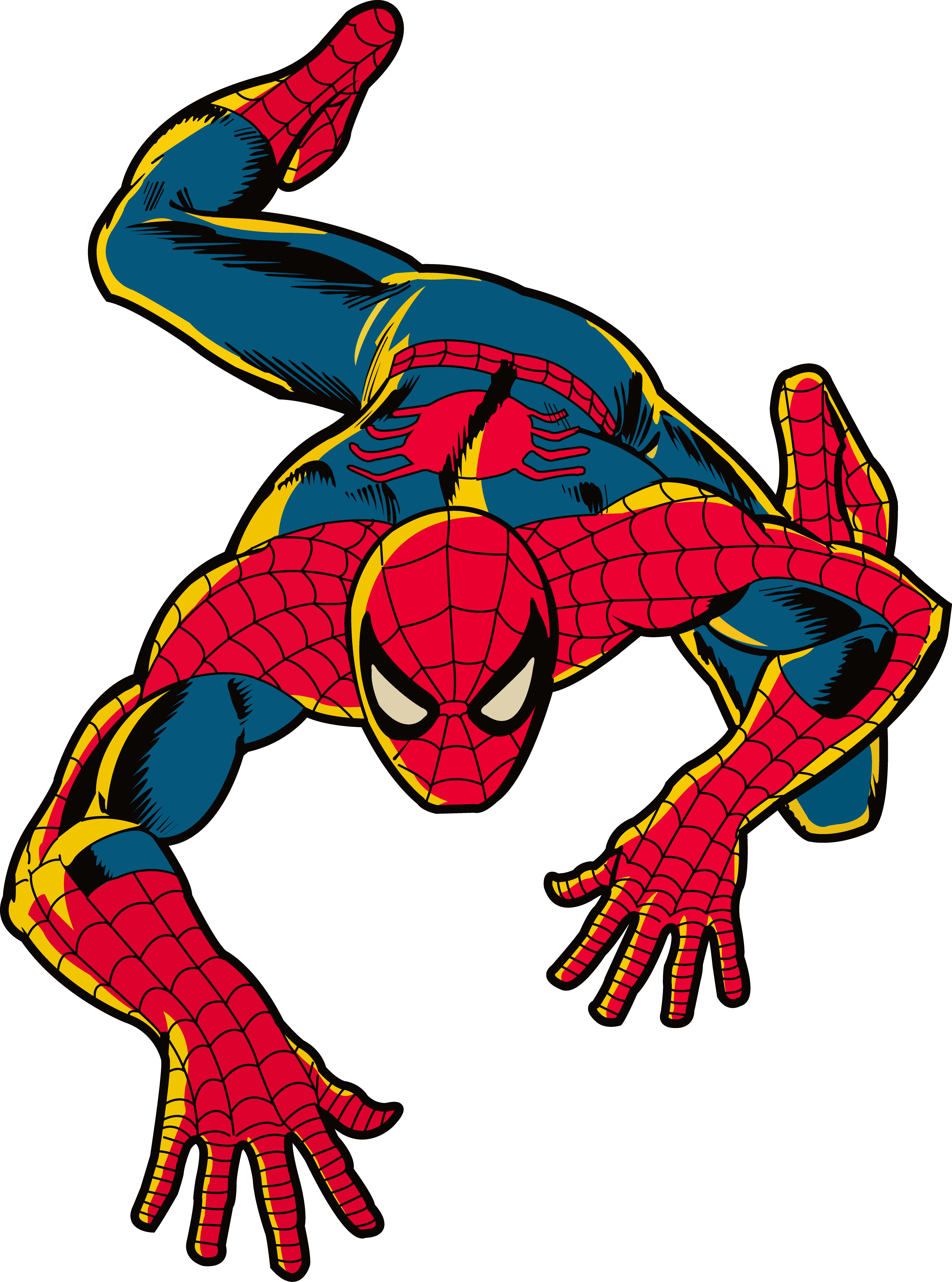 Pin De Ivan Chapeton En Spider-man Clipart (3666x4937), Png Download