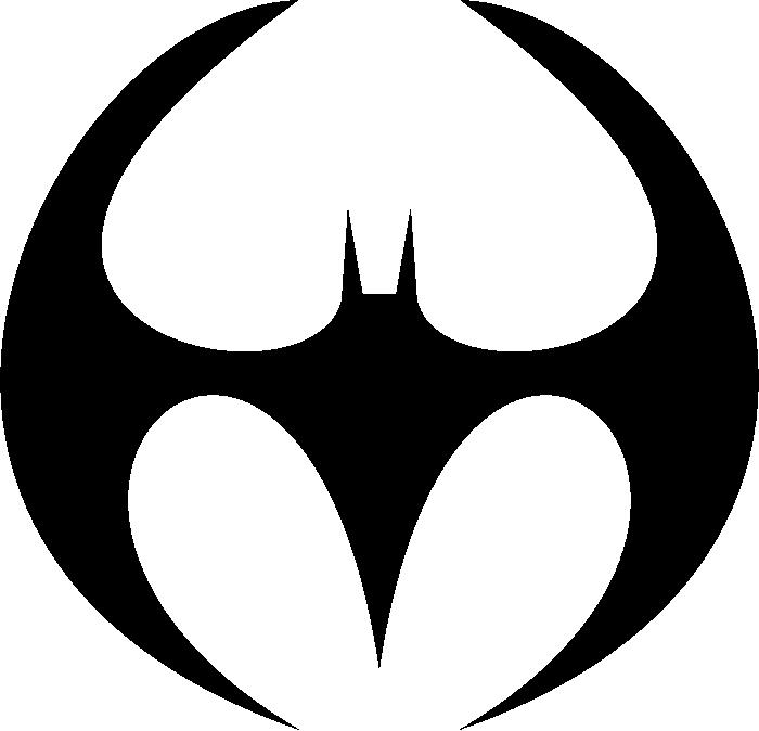 Aquí Hay Un Murciélago Negro Volador Con Dos Alas Largas Clipart (700x674), Png Download