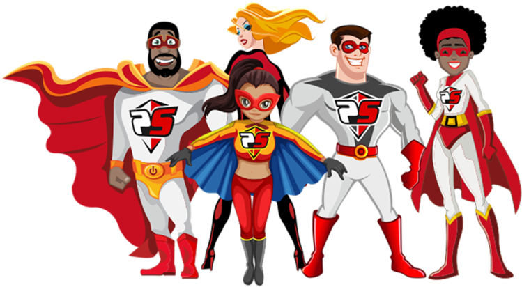 Our Team's Here For You Clipart (758x414), Png Download