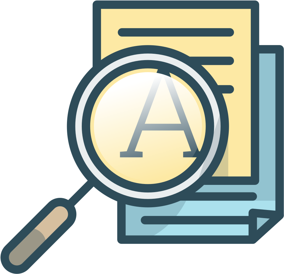 Document Search Icon Clipart (1024x1024), Png Download