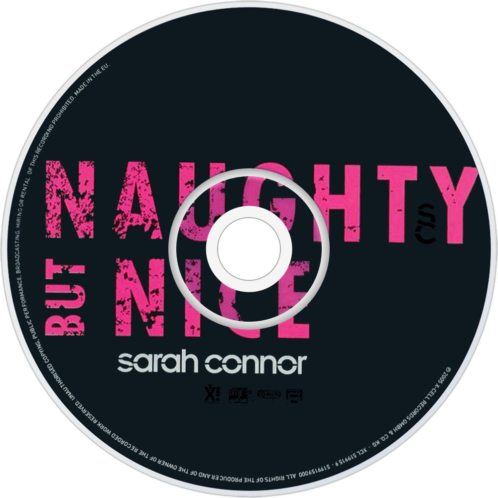 Sarah Connor Naughty But Nice Cd Disc Image Clipart (1000x1000), Png Download