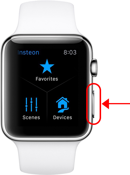 With The Insteon App On Apple Watch Open, Press And Clipart (600x600), Png Download