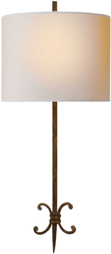 Visual Comfort Vägglampa Roswell, Natural Rust Sk 2009nr Clipart (900x900), Png Download