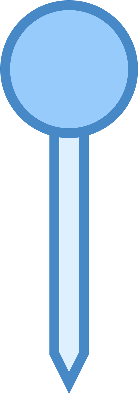 Push Pin Location Map Icon Clipart (1600x1600), Png Download