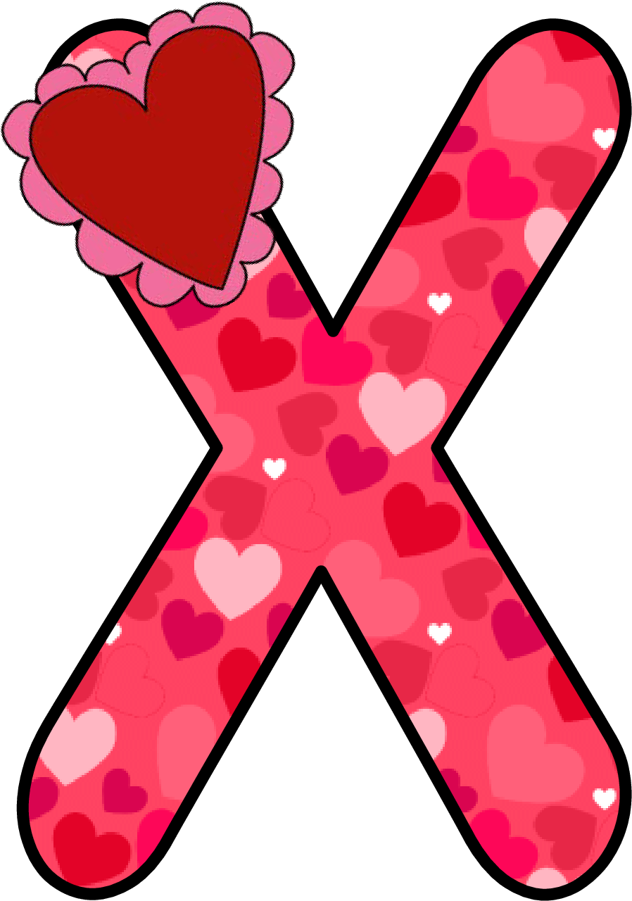 Ch B *✿* Alfabeto Corazon De Kid Sparkz Clipart (969x1340), Png Download