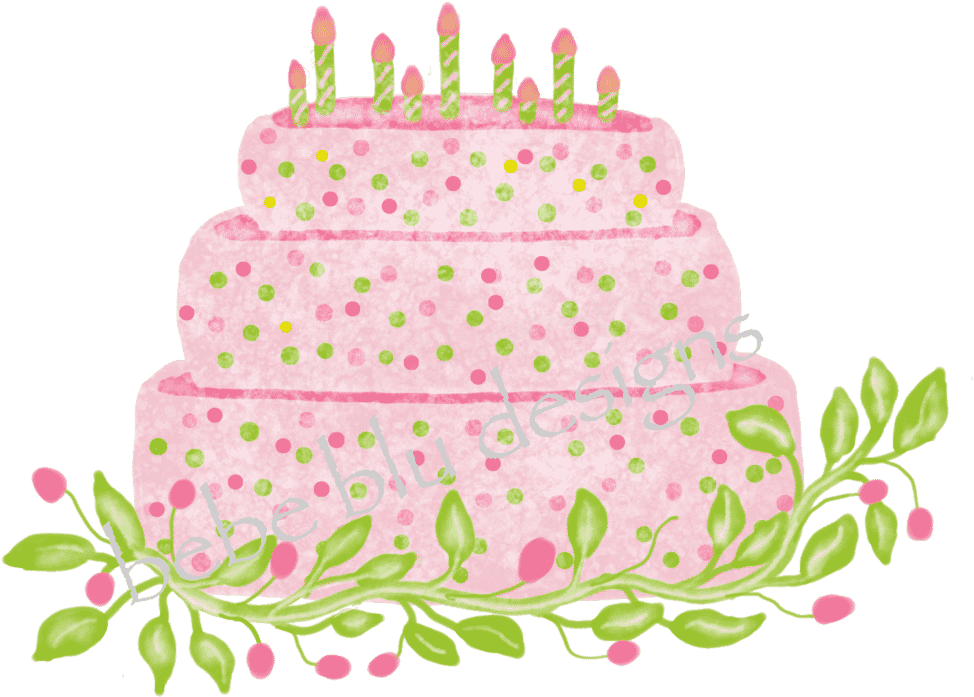 Birthday Cake Clipart (1024x813), Png Download