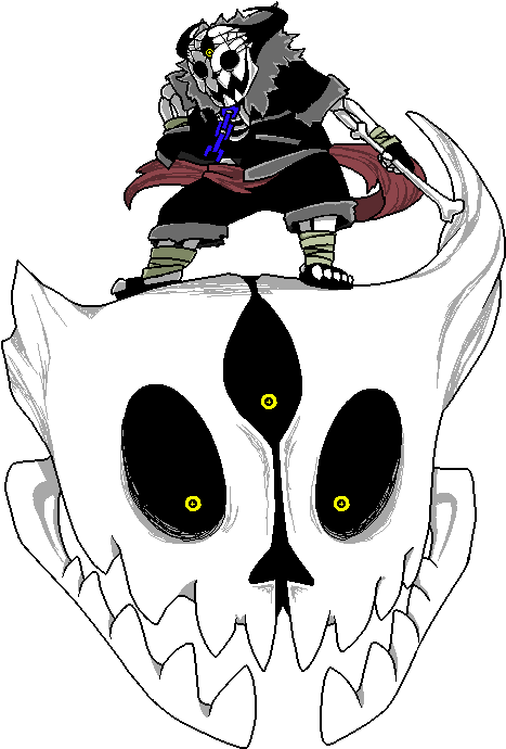 Sans By Crossoverdude Clipart (516x732), Png Download
