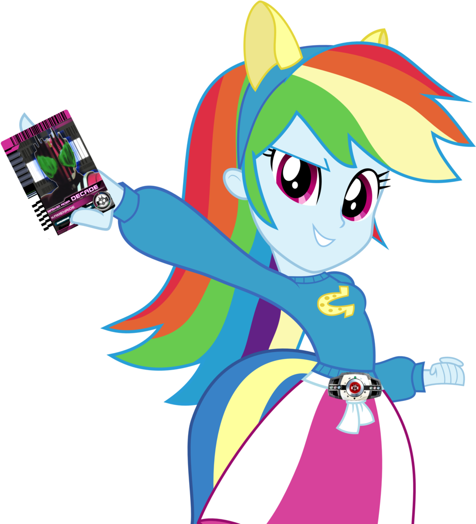 Aqua-pony, Canterlot High, Card, Clothes, Cute, Decadriver, Clipart (949x1024), Png Download