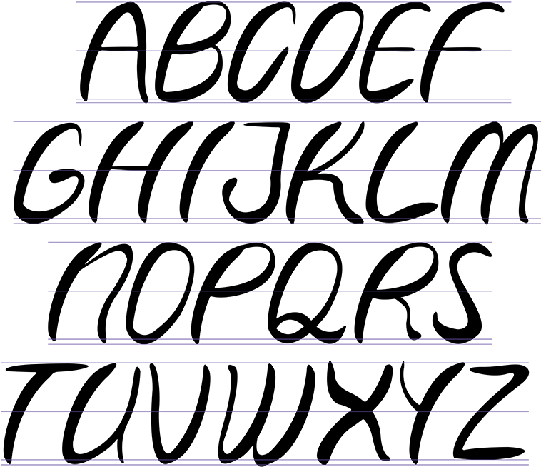 Decade Type Specimen With Lines Showing The Cap Height Clipart (851x709), Png Download