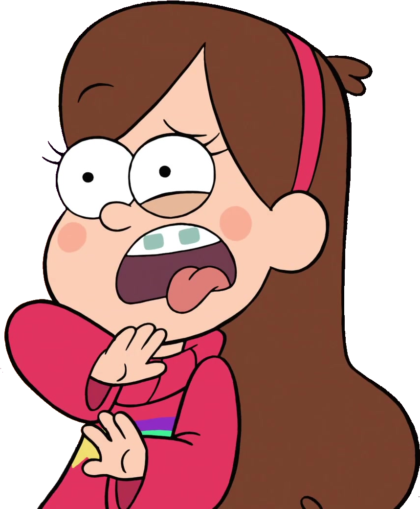 S1e1 Mabel Grossed Out By Gnome Picture Transparent Clipart (865x1044), Png Download
