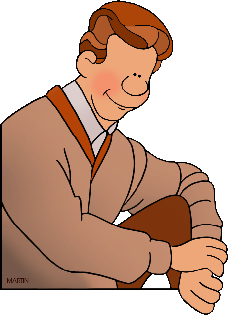 Famous People From North Dakota Clipart (477x648), Png Download