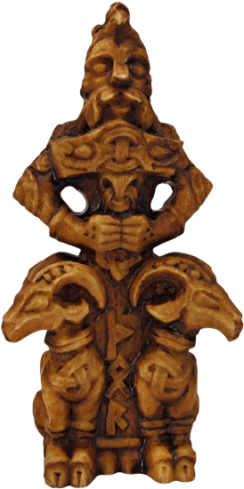 Thor God Of Thunder Statue Clipart (555x555), Png Download