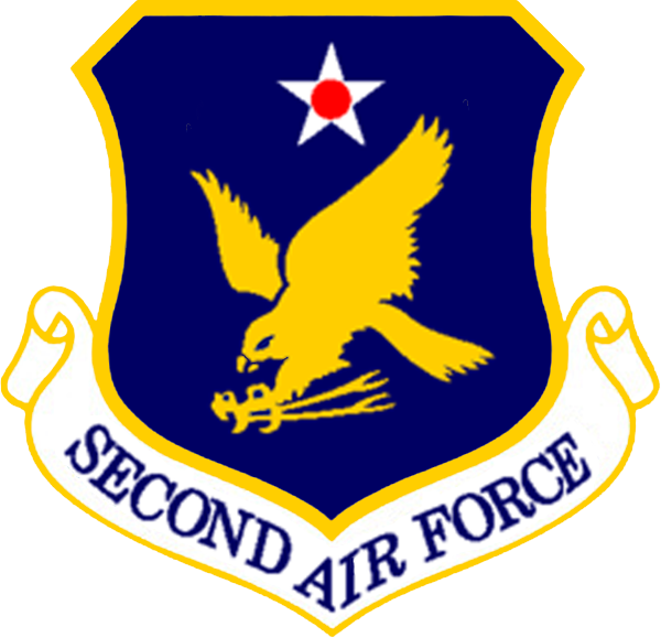 Second Air Force, Headquartered At Keesler Air Force Clipart (600x579), Png Download