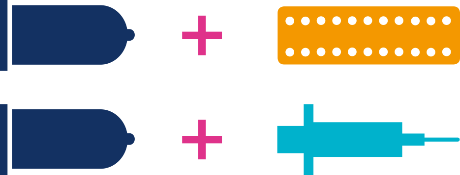 Double Up- Safe Sex And Contraception Clipart (935x357), Png Download