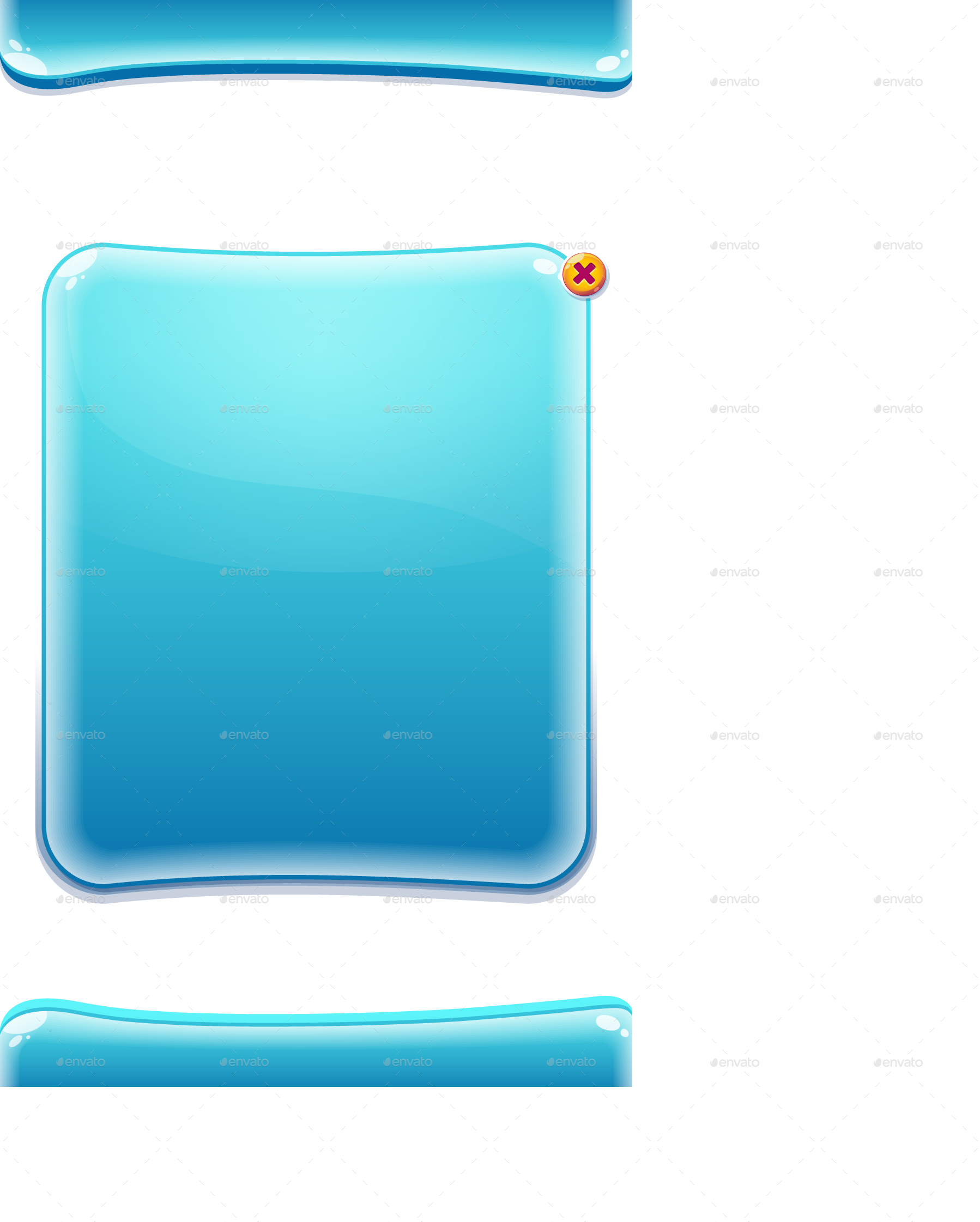 Sweet World Mobile Gui Pack Clipart (1798x2243), Png Download