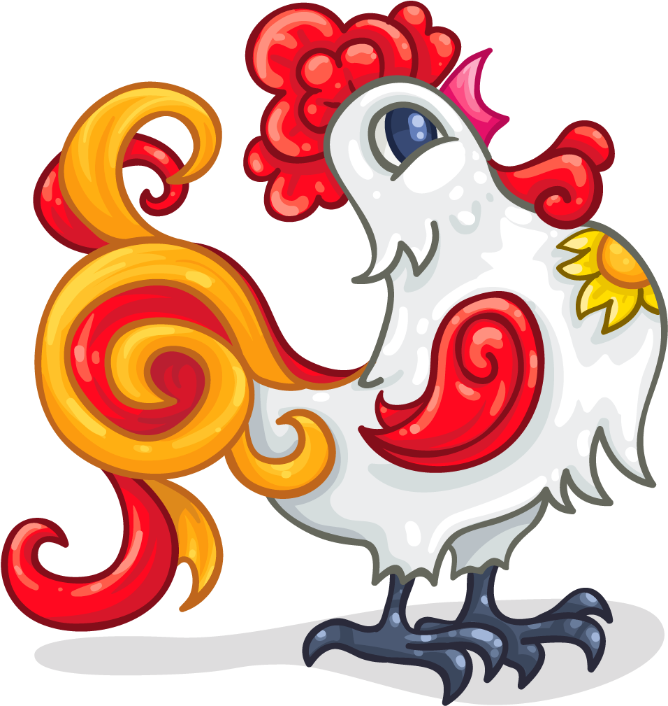 Rooster Clipart (1024x1024), Png Download