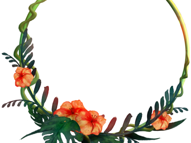Tropics Clipart Wreath - Png Download (640x480), Png Download