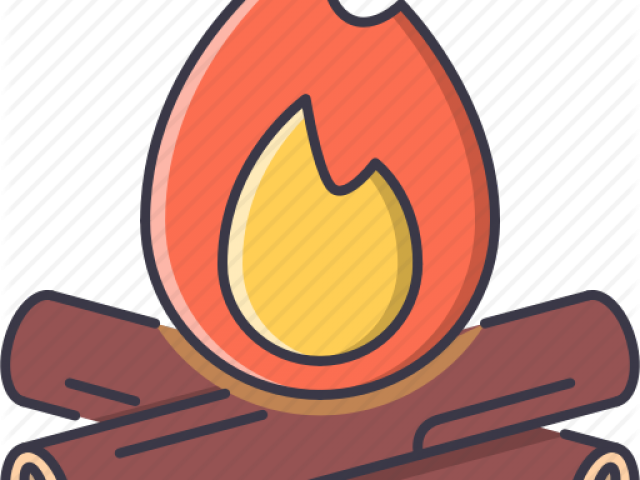Bonfire Clipart Fire Wood - Png Download (640x480), Png Download