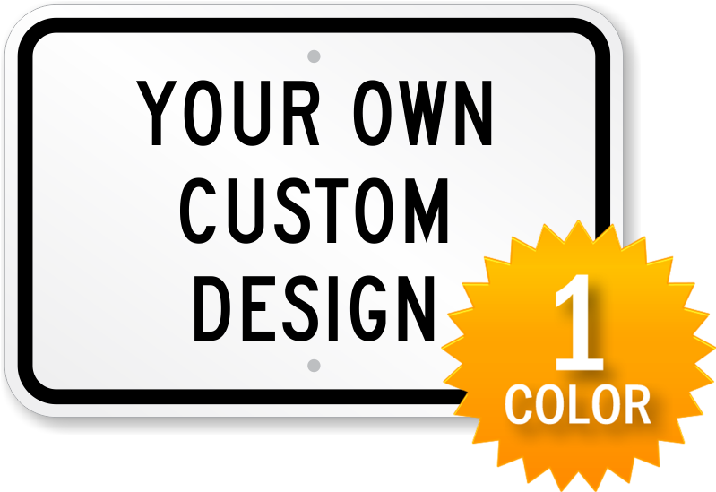 Customizable Sign Clipart (800x800), Png Download