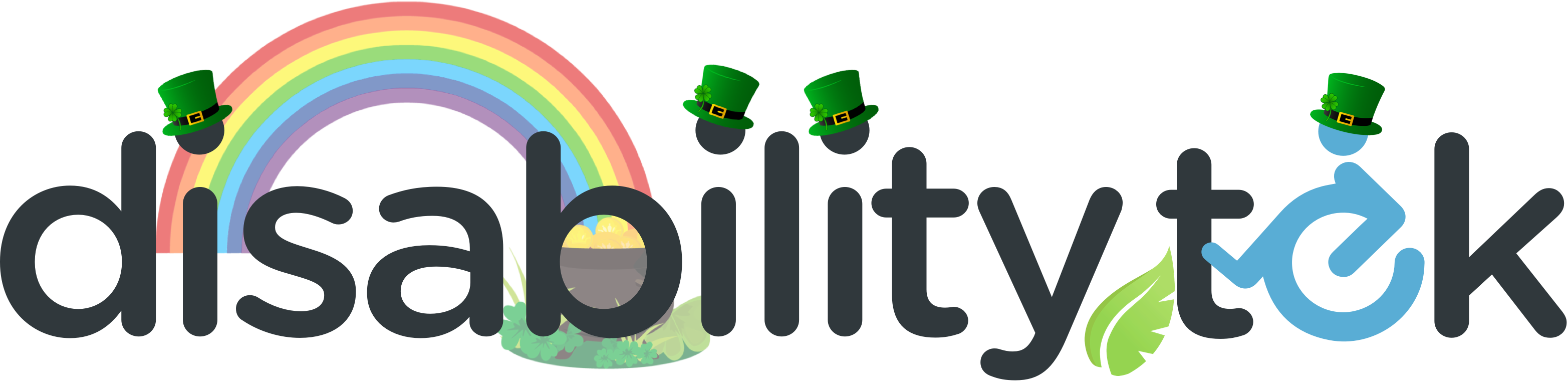 Happy Saint Patrick's Day To Everyone From The Disability Clipart (3130x760), Png Download