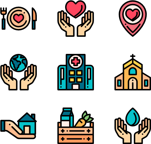 Charity Clipart (600x564), Png Download