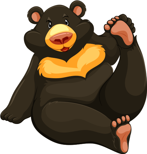 Clipart Ayı - Png Download (550x602), Png Download