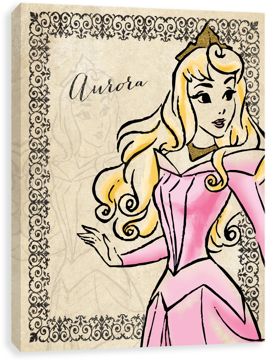 Fashionista Vintage - Glitter Aurora Clipart (1280x1280), Png Download