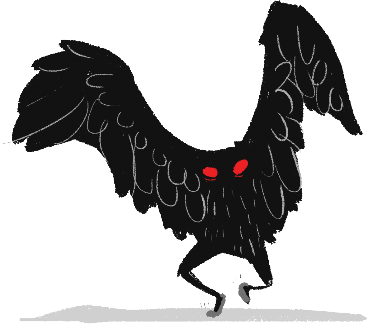 Moth Man Png Photo Clipart (800x800), Png Download