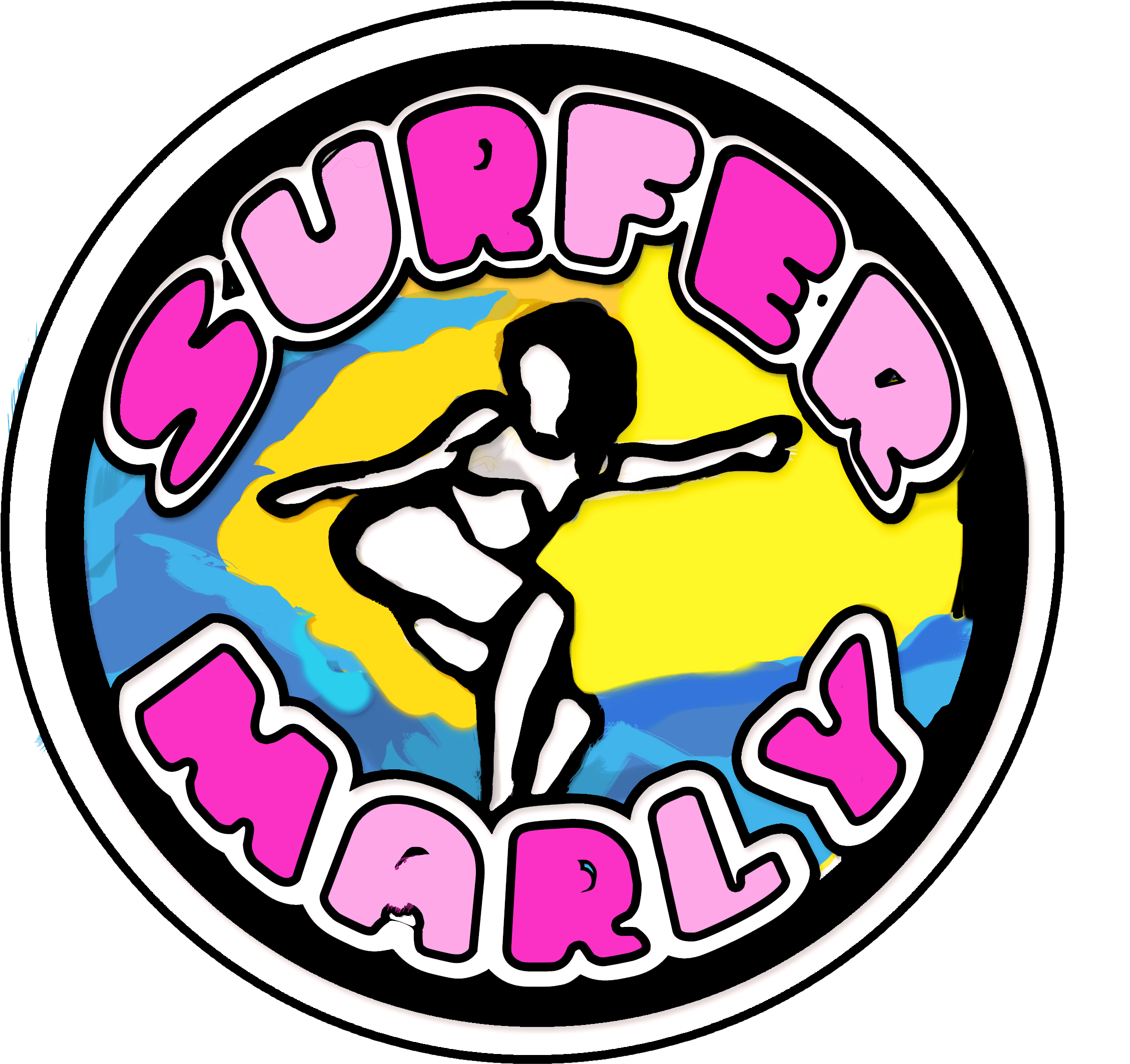 Surfer Marly2-hersteld - Clipart (2550x3300), Png Download