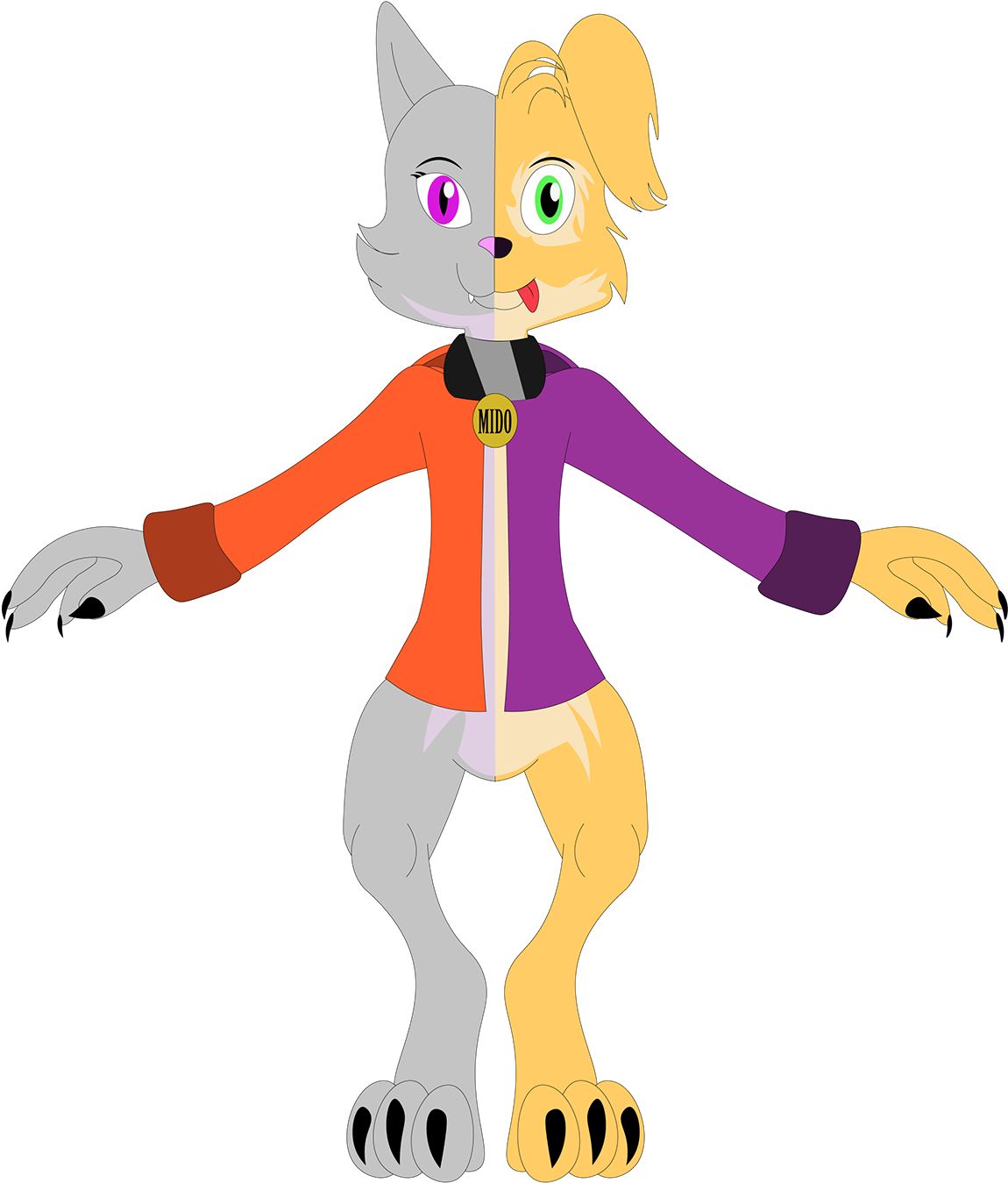 Character Concept Art For "mido," A Character Planned Clipart (1200x1408), Png Download