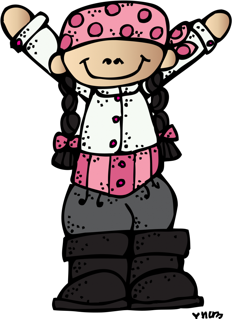 Girl 1 Ppi C Melonheadz 13 Colored Clipart (775x1024), Png Download