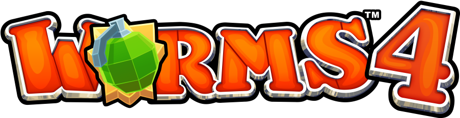 Worms Game Logo Download Clipart (1024x366), Png Download
