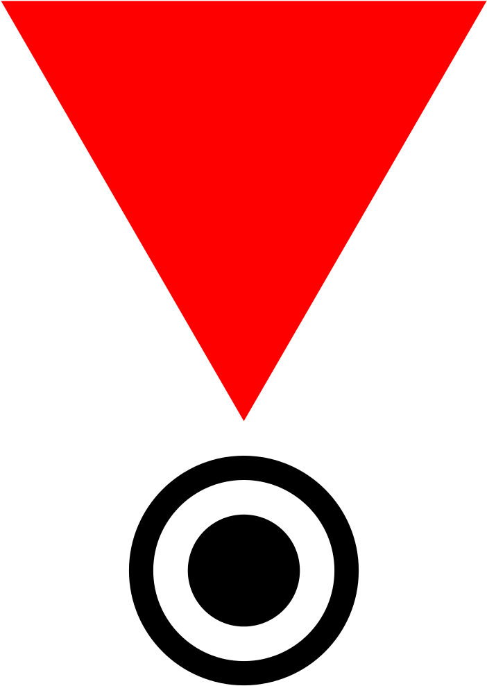 File Red Triangle Penal Svg Wikimedia Commons Byte Clipart (727x1023), Png Download