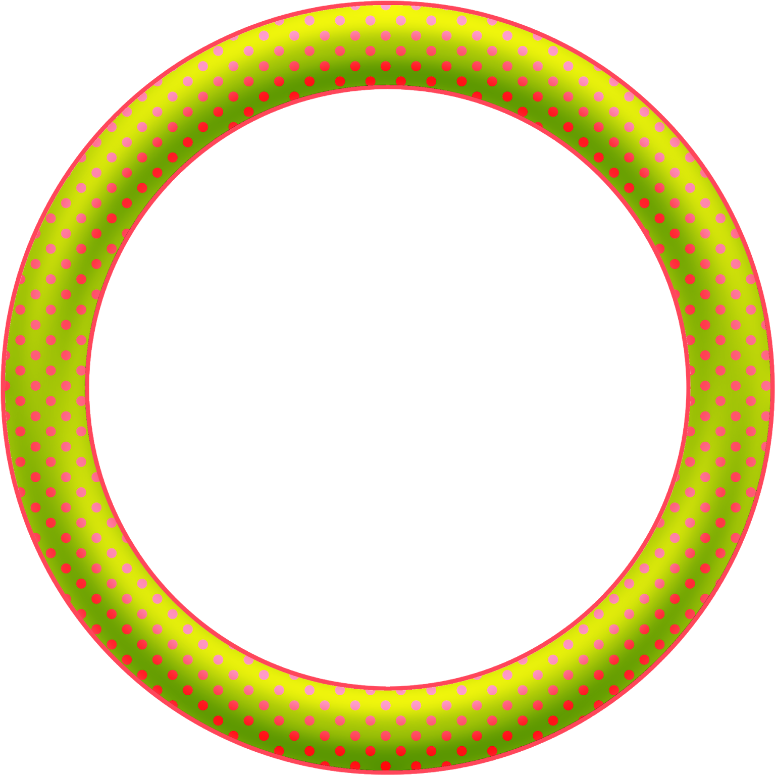 Etiquetas Circulares Con Lunares Para Imprimir Gratis Clipart (1600x1600), Png Download